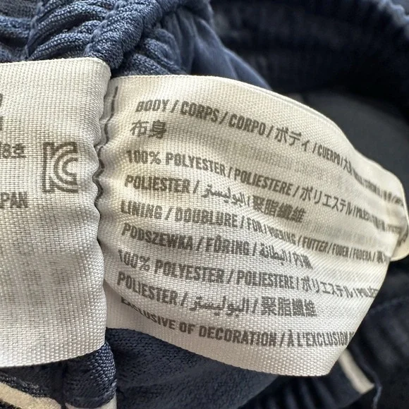 Abercrombie & Fitch Mesh Shorts Mens Small 5" Blue Pockets Gym Side Stripe - Picture 6 of 8